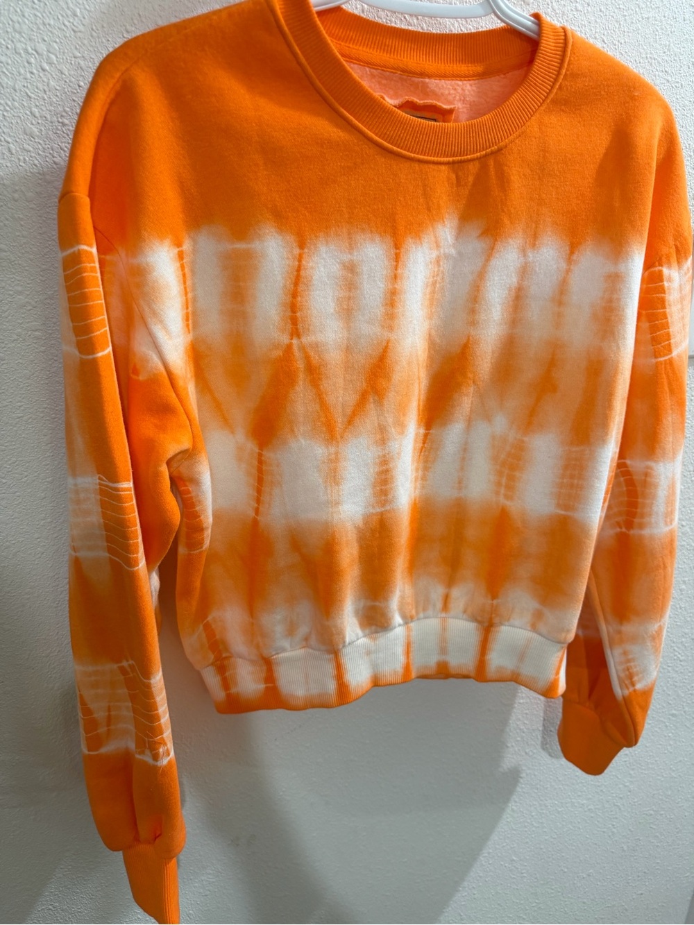 C’EST TOI Orange Tie-Dye Crewneck Sweatshirt - NWT